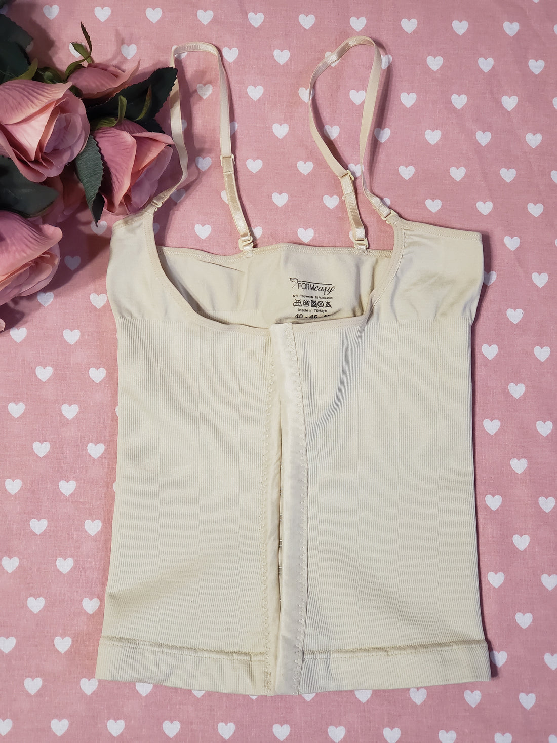 Halb-Korsage mit Silikonstreifen Anti-Slide® (2120) Atmungsaktive Schwarz