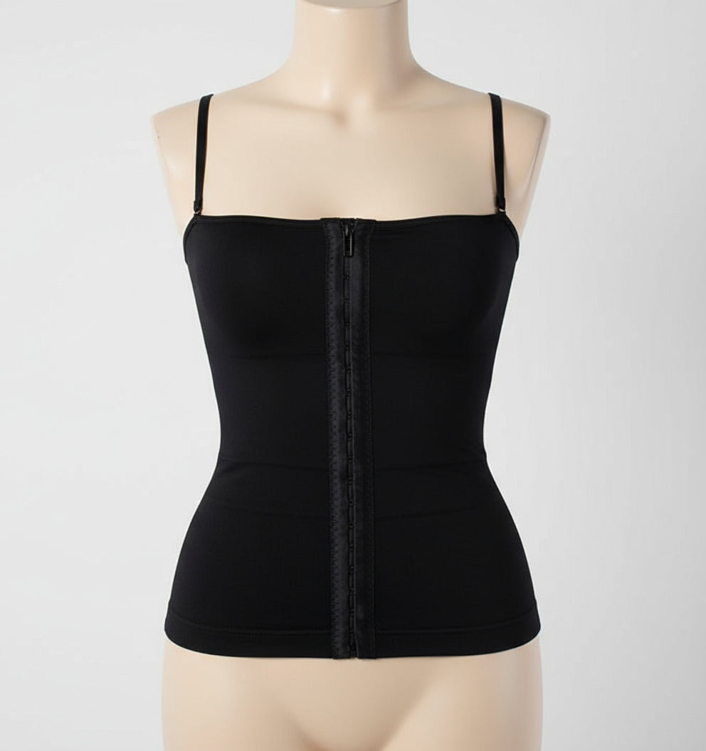 Halb-Korsage mit Silikonstreifen Anti-Slide® (2120) Atmungsaktive Schwarz