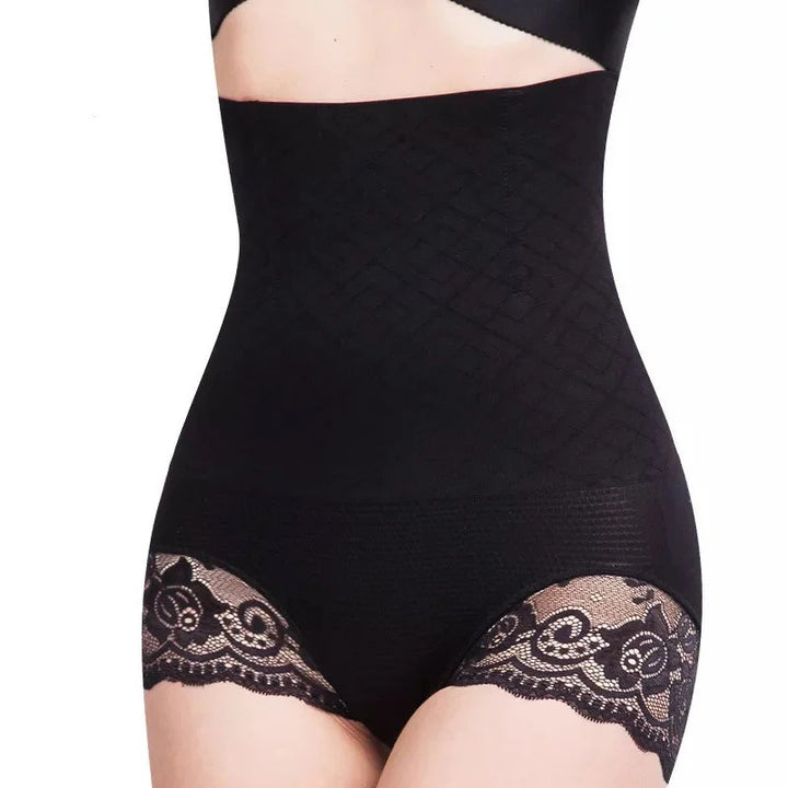 Formende High-Waist-Panty / Bauchweg-Miederhose (2139) Schwarz