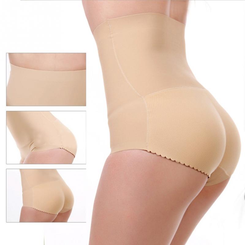 Push-Up Shaping Slips mit hoher Taille und Perforation (3105) Beige