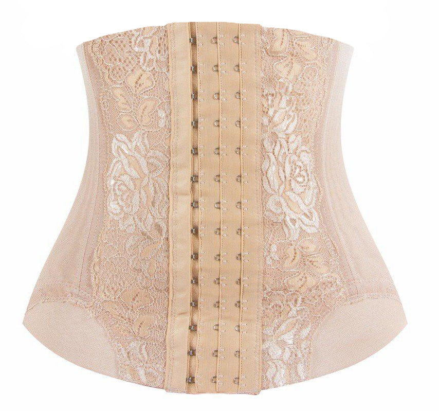 Hoher figurformender Korsett-Gürtel mit 6 Stützstäben (5103) Beige