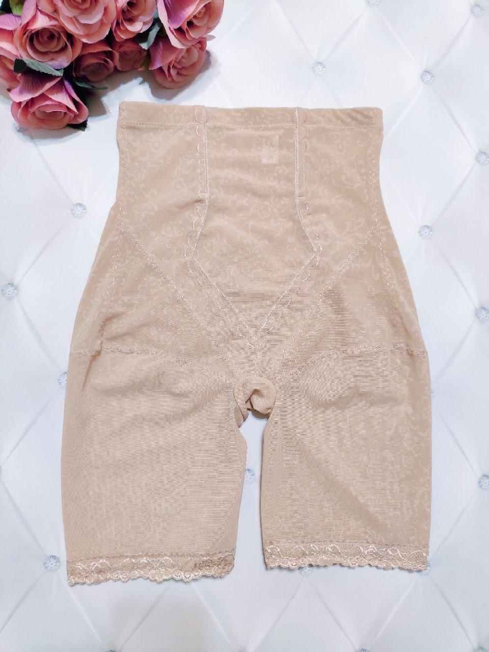 Hohe formende Spitzen-Panty mit Shaping-Effekt (2131) Schwarz