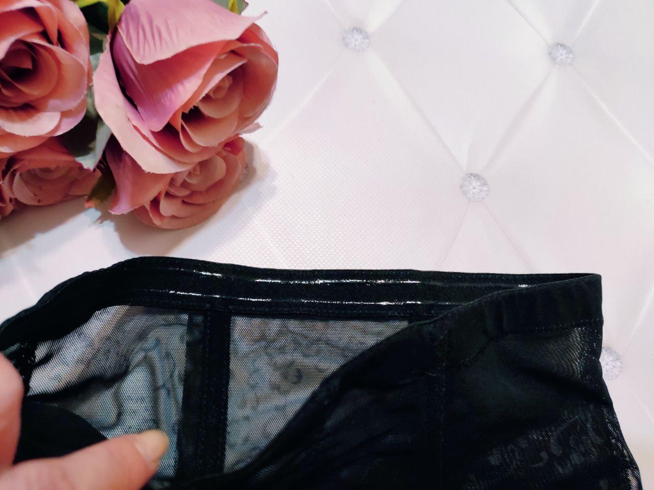 Hohe formende Spitzen-Panty mit Shaping-Effekt (2131) Schwarz