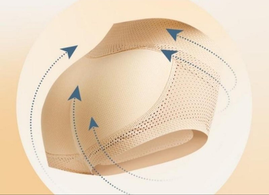 Push-up Slip mit Perforation, nahtlos (3106) Schwarz