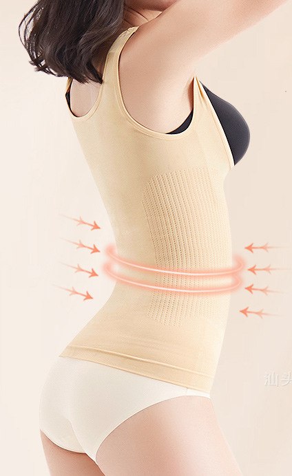 Formendes Halbkorsett – Kompressions-Tanktop (5124) Schwarz