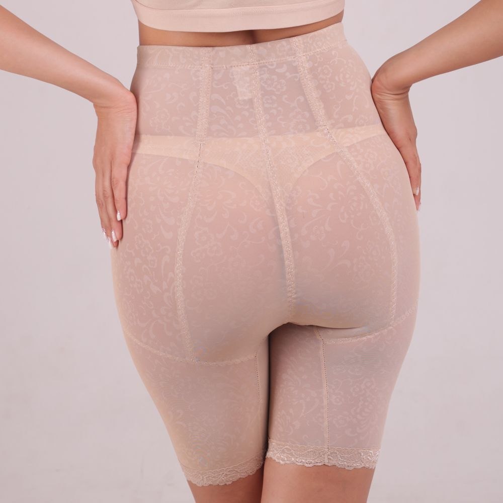 Hohe formende Spitzen-Panty mit Shaping-Effekt (2131) Beige